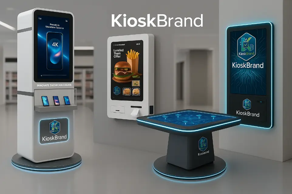 Table touchscreen kiosk